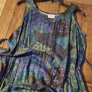 Style Studio Boho Multicolor Maxi Dress Size Med